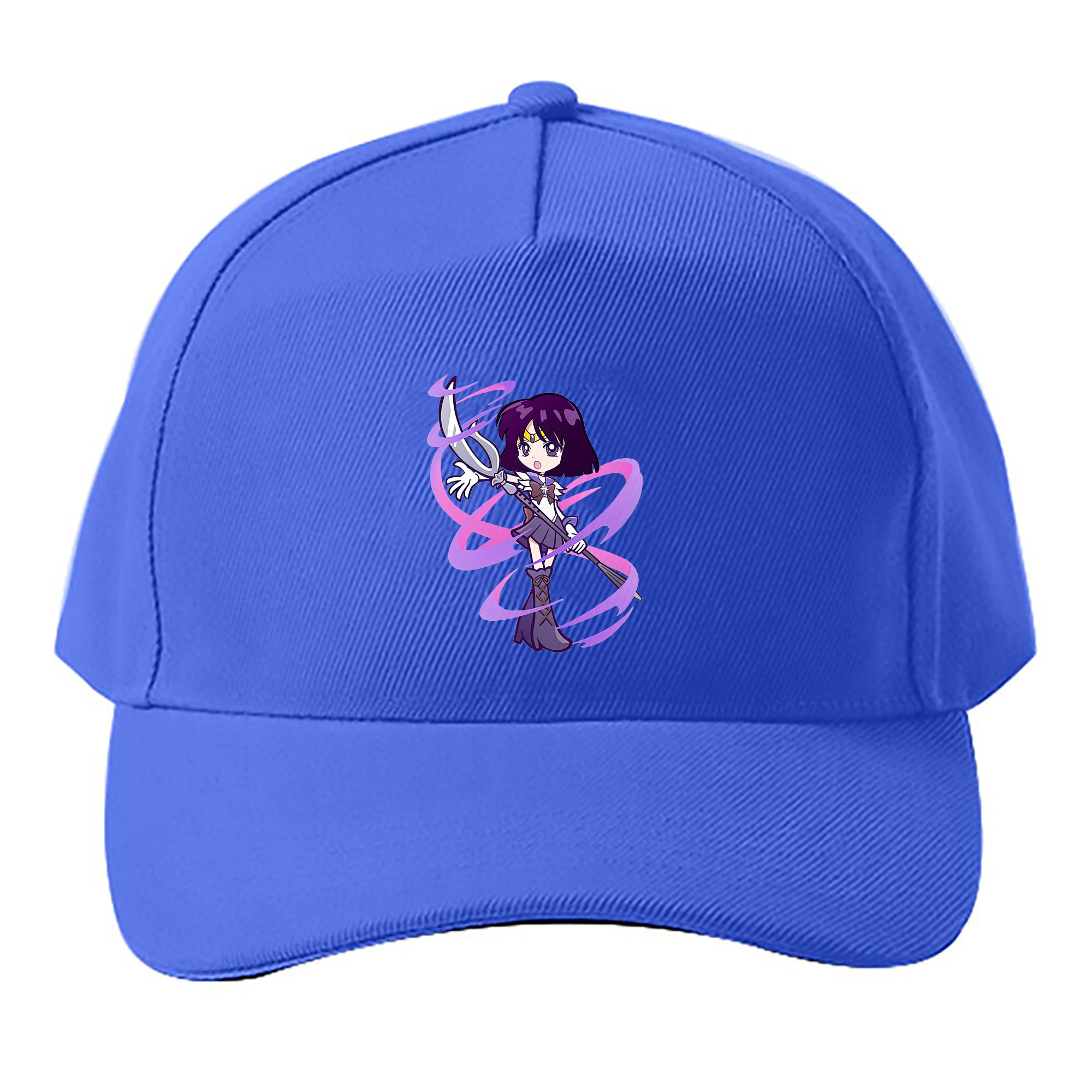 （画像用） 美少女戦士セーラームーン 土萠ほたる Sailor Moon Tomoe Hotaru （セーラーサターン；Sailor Saturn） ベースボールキャップ 綿100％ 男女兼用 帽子 スポーツ